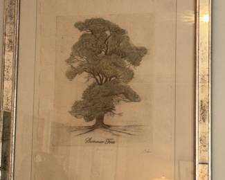 Mirrored frame engraving 