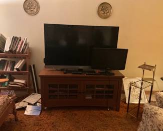 Sony Flat Screen Television and Entertainment Stand