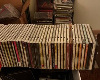 Collection of Compact Discs (CDs)