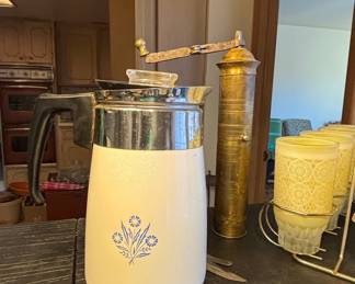 Inland Glass Golden Triangle Coffee Carafe Set