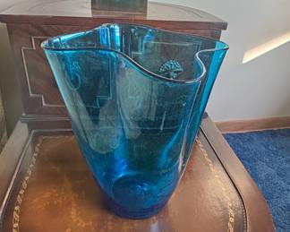Blenko Glass Company "Paper Bag" Vase