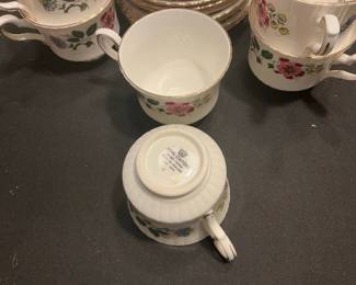 Royal Stafford "Rose Chintz" Bone China Tea Cups and Saucers