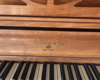 Sohmer & Co. Upright Piano