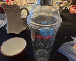 Gordon's Dry Gin Advertising Cocktail Shaker