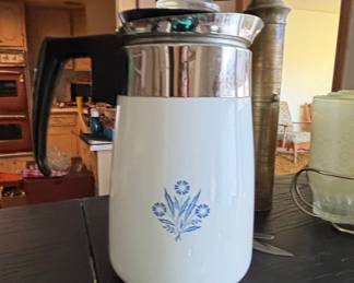 Corning Ware "Blue Cornflower" Pattern Coffee Pot