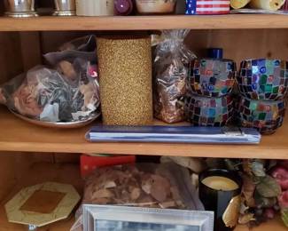 MO250Candleholders, Potpourri Etc Mystery Lot