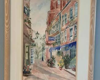 MO231VWatercolor Signed By Artist