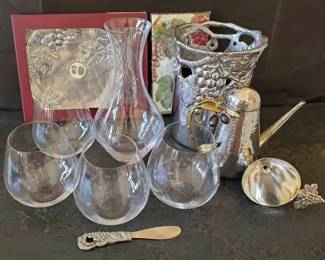 MO237Riedel Crystal Wine Decanter And More 