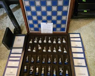 Franklin Mint Civil War Chess Set