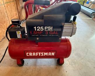 Craftsman Air compressor - 125 psi - 1.5 hp - 3 gal.