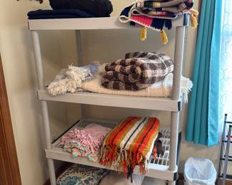 Linen, Afghan, blankets