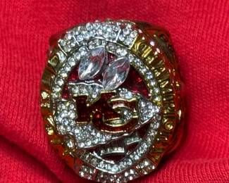 Kansas City Chiefs replica of Super Bowl Ring