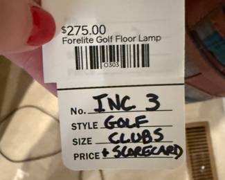 Forelite Golf Floor Lamp