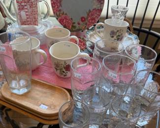 Glass Sets, Mugs
