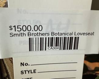 Smith Brothers Botanical Loveseat