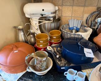 KitchenAid Classic Stand Mixer, Dansk Lidded Casserole Dish