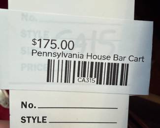 Pennsylvania House Bar Cart