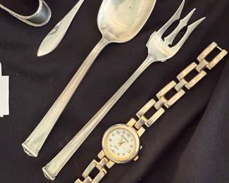 Watches, Silverware 