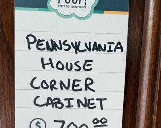 Pennsylvania House Corner Cabinet 