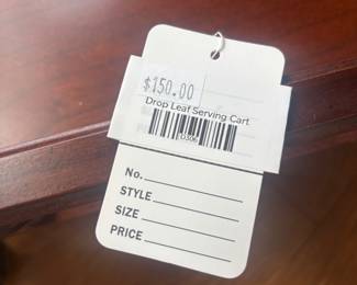 Drop Leaf Serving Cart 