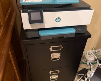 Hp Printer, Filing Cabinet 