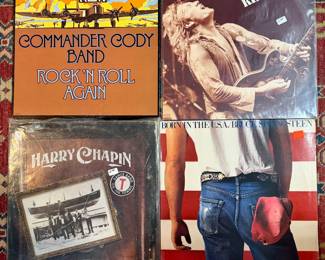 There’s also a good collection of classic rock and other vinyl albums