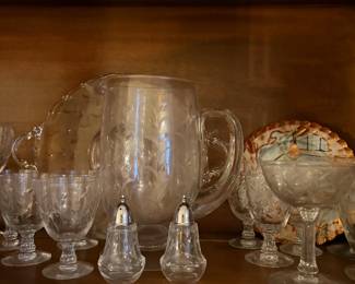 Vintage glassware