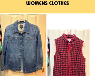 Womens jackets and vests