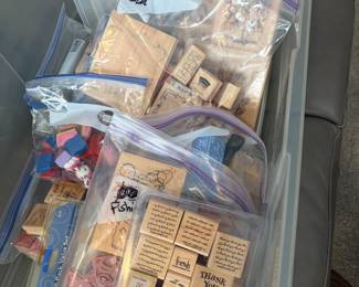 Various rubber stamps