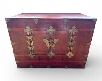 3 AsianStyleBrassMountedBandajiTansuStorageChest
