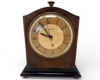 47 VintageHammondChronmasterElectricMantelClockWoodCase