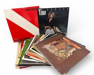 53 VintageVinylRecordsCollection80RockCountryPopLPs