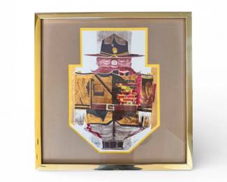 65 SerigraphMilitaryFigureFramedPrintSignedNumbered