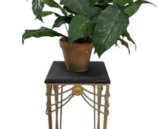 Deco Black Gold Metal Plant Stand  Plant