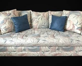 Floral Pastel Colored Couch