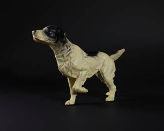 Antique Cast Iron Dog Figurine