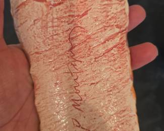 Hand-Painted Ceramic Stork Figurine