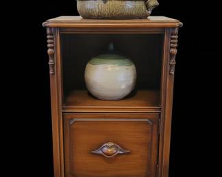 Vintage Drexel Furniture Walnut Nightstand