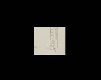 M.A. Tate Watercolor Floral Still Life, 1971