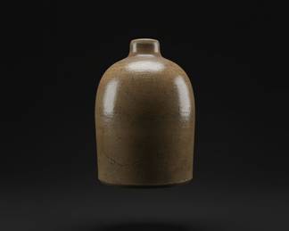 Stoneware Jug with Tobacco Spit Glaze Spots
