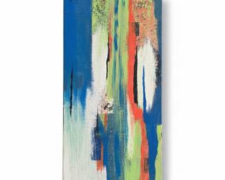 Abstract Expressionist Style Canvas Painting