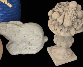 Cast Stone Fruit Basket Urn Planter