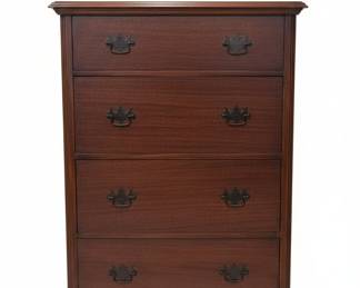 Mahogany Bachelor Chest of Drawers