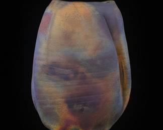 Michael Weinberg Raku Vase