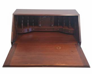 Chippendale Style Mahogany Secretary Desk