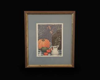 Tom Bartek "October Table" Serigraph