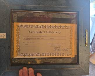 Marc Chagall "The Circus" Enamel on Copper Plate