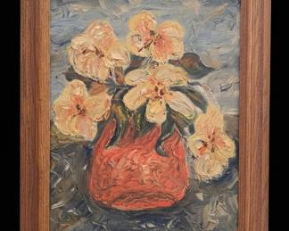 Impressionist Floral Still Life Oil Painting