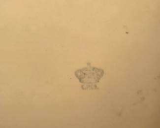 Antique D.E. McNicol Pheasant Serving Platter