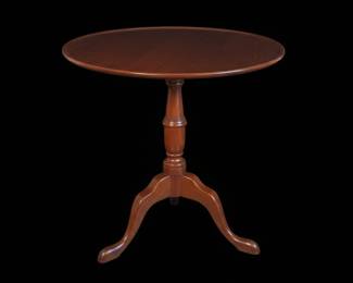 Antique Mahogany Chippendale Style Tilt-Top Table with Ball-and-Claw Feet